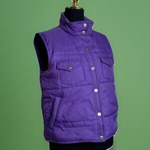 Walls Ranch Wear Outerwear | Winter Vest Insulated | Purple Puffer Sz M Vintage